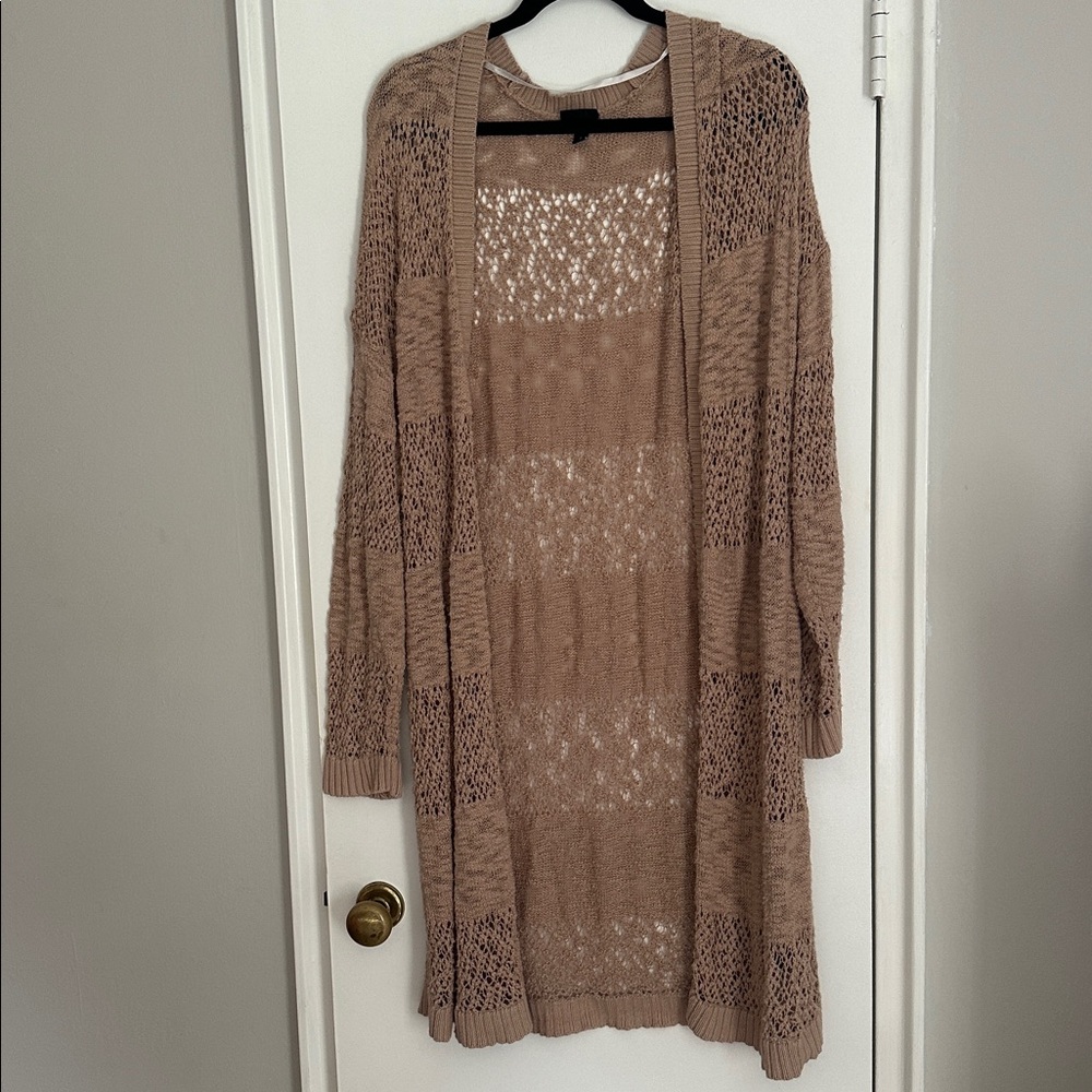 Torrid Beige Knit cardigan